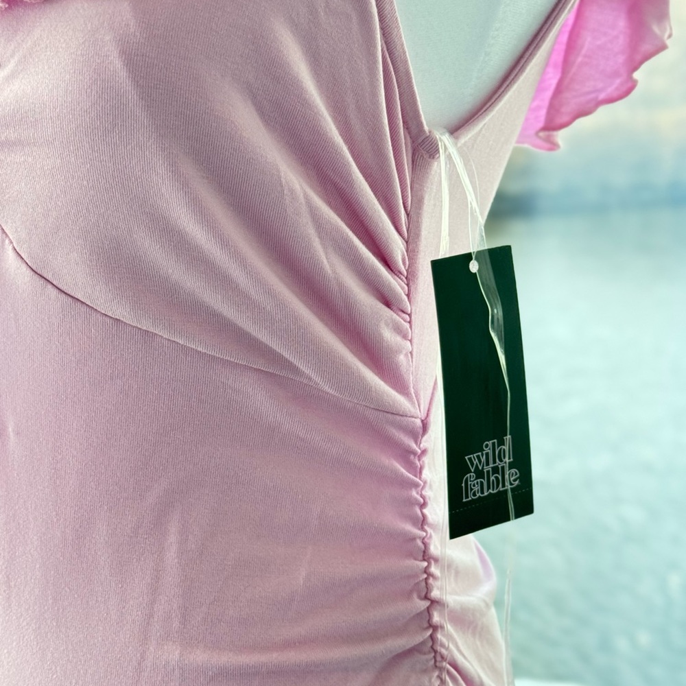 Pink Ruffle Dress - Picture 6 of 6